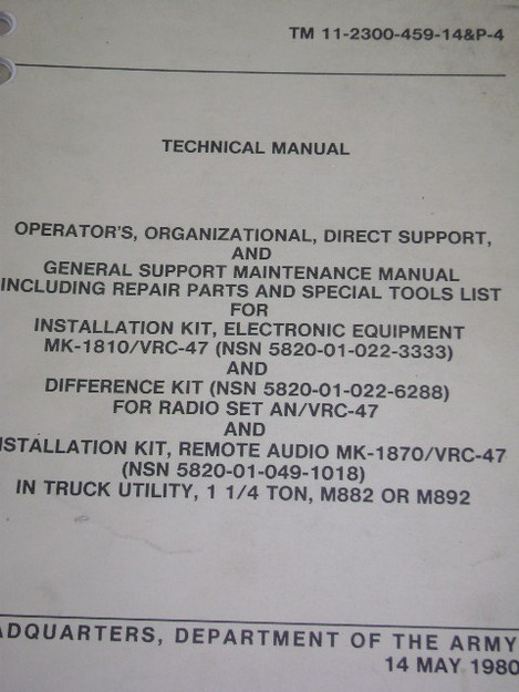 Installation Kit Technical Manual