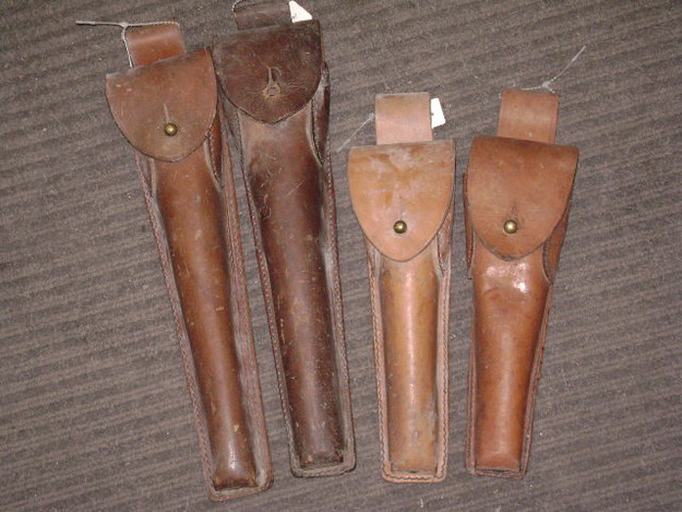 Belgium Military Leather Instrument Pouches (large)