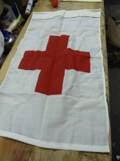 U.S. Military 1964 Red Cross Flag
