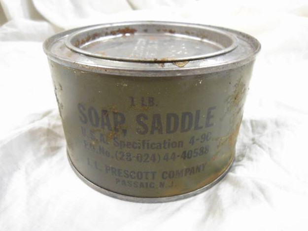 WWII U.S. Army Cavalry Saddle Soap