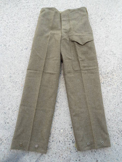 Canadian Army Surplus Wool Pants - front view