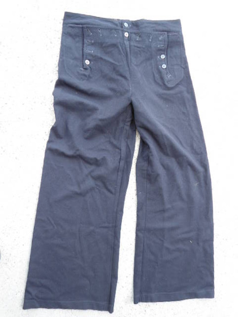 Vintage US Navy 13 Button Wool Trousers