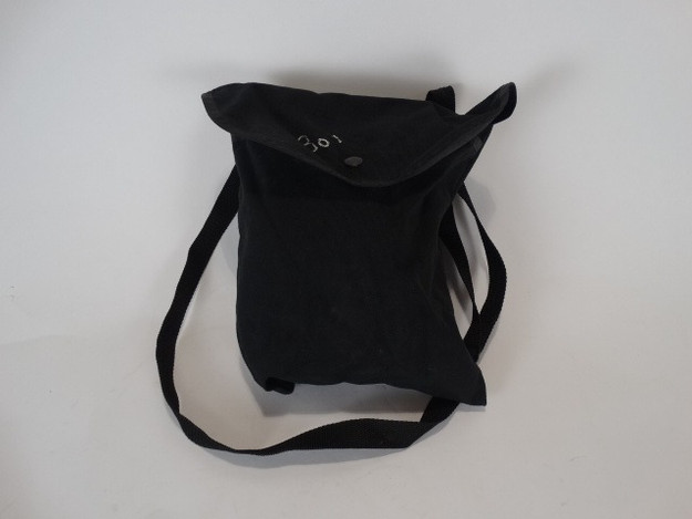 U.S. Military Black Gas Mask Bag