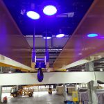 K2’s Overhead crane with spotlights at the manufacturing facility of one of the world's leading  home appliance companies!