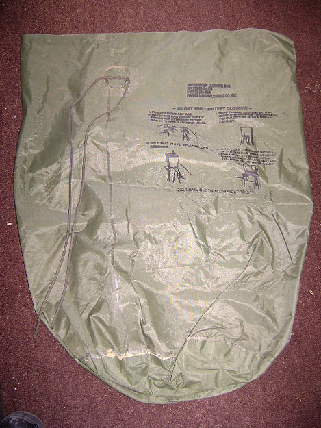 U.S. Military Waterproof Clothing Bag