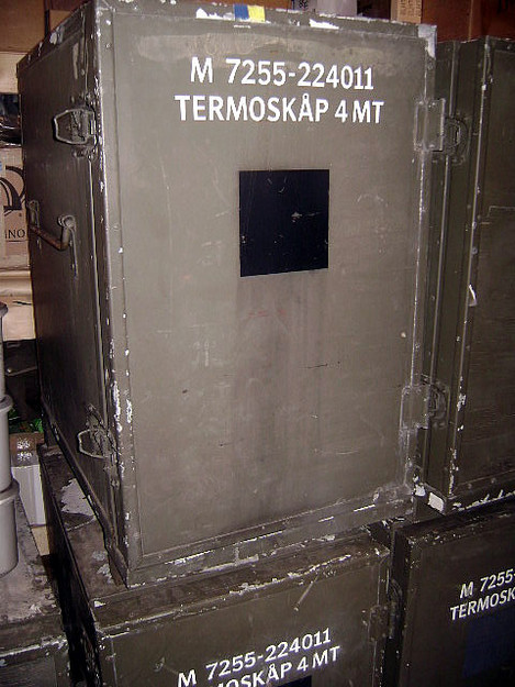 Swedish Military Coolers/Icebox Metal handles