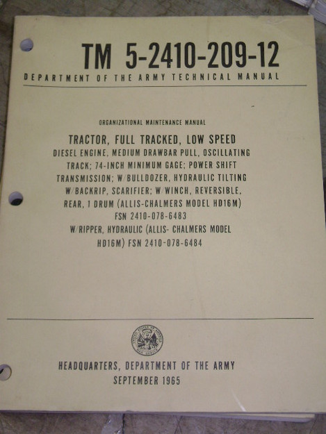 Full Tracked Tractor Manual