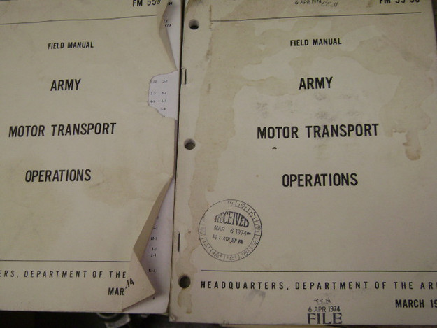Army Motor Transport Operations Manual
