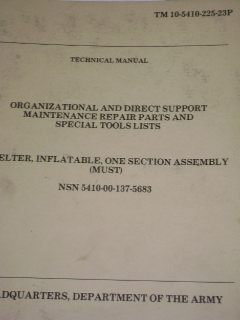 Inflatable Shelter Assembly Manual
