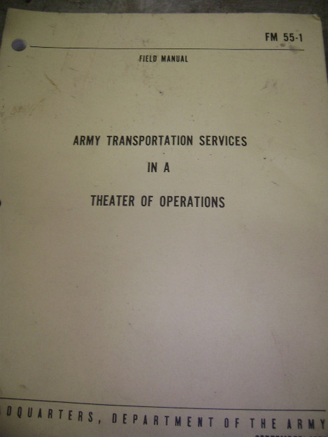 Army Transportation Services in a Theater of Operations