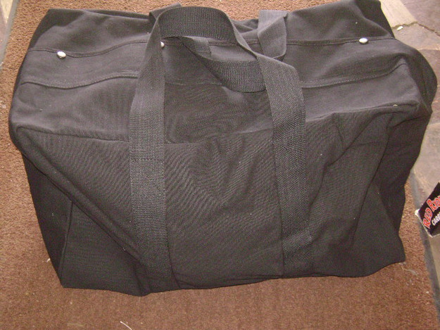 Black Parachute Cargo Bag