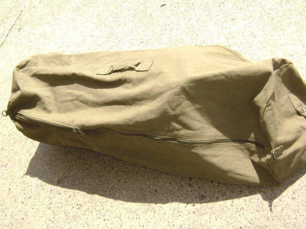 Olive Drab 30" x 50" Zipper Duffle Bag