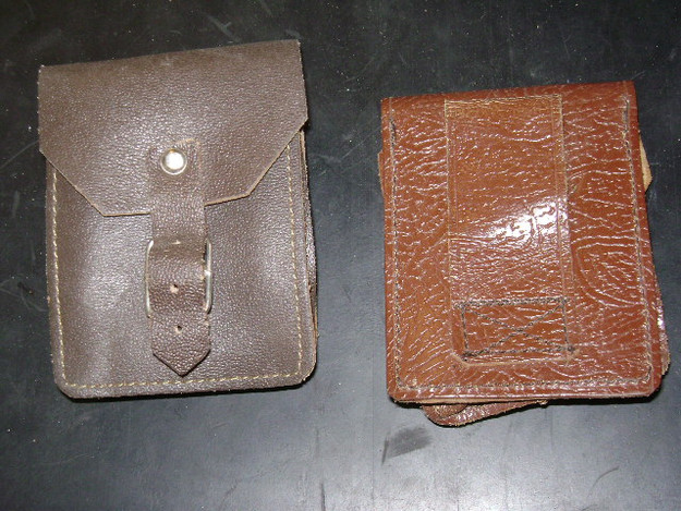Small Brown Leather Pouch