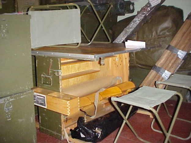 West German Field Officers Desk Set - Truck Freight Only